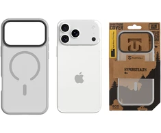 Tactical MagForce Hyperstealth dėklas skirtas Apple iPhone 17 Pro Max šviesiai pilkos spalvos