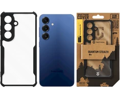 Tactical Quantum Stealth dėklas skirtas Samsung Galaxy S26 skaidrus/juodos spalvos