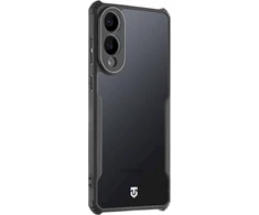 Tactical Quantum Stealth dėklas skirtas Samsung Galaxy S25 Edge Clear/juodos spalvos
