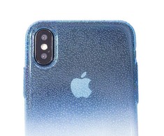 Devia gintaro spalvos plastikinis galinis dėklas Apple iPhone X / XS Mėlyna