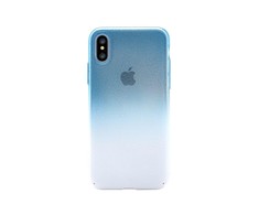 Devia gintaro spalvos plastikinis galinis dėklas Apple iPhone X / XS Mėlyna
