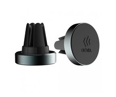 Automobilinis telefono laikiklis Devia Circle tvirtinamas į ventiliacijos groteles, magnetinis, juodas