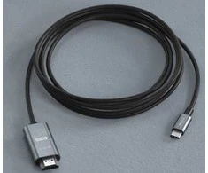 Devia kabelis Storm EC084 USB-C - HDMI 4K 60 Hz 2,0 m juodas