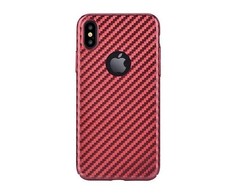 Devia Linger silikoninis galinis dėklas Apple iPhone X / XS Raudona