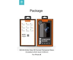 Devia Real 3D Explosion - Proof Tempered Glass Full Cover Apple iPhone XR Juodas