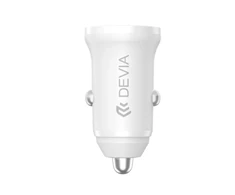 Devia car charger Smart Mini PD QC 3.0 30W 1x USB 1x USB-C baltas