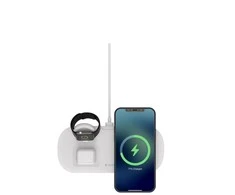 Devia Wireless Charger Smart 3in1 / Išmanusis telefonas / Apple Watch / Headphones / USB