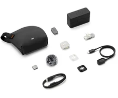 DJI Mic Mini 2S (1 TX + 1 Mobile RX + įkrovimo Dėklas)