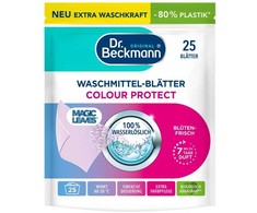 DR.BECKMANN Skalbimo servetėlės Dr. Beckmann Magic Leaves Color, 25 vnt.