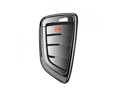 Dux Ducis automobilio raktelis Silikoninis dėklas For Volkswagen Polo / Passat / Tiguan / Bora / Jetta Juodas