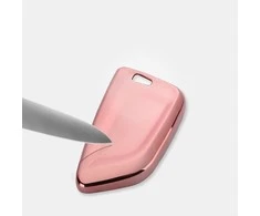 Dux Ducis Car Key Silikoninis dėklas For Volkswagen Golf Rose Gold