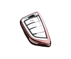 Dux Ducis Car Key Silikoninis dėklas For Volkswagen Golf Rose Gold