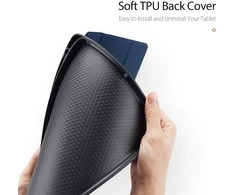 Dėklas Dux Ducis Domo Apple iPad 10.2 2021/iPad 10.2 2020/iPad 10.2 2019 tamsiai mėlynas
