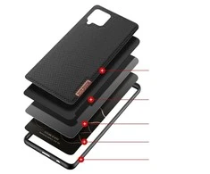 Dux Ducis Fino dėklas skirtas Samsung A426 A42 5G, juodas