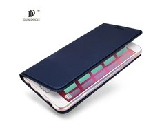 Dux Ducis Premium atverčiamas dėklas skirtas Apple iPhone XS Max, mėlynas