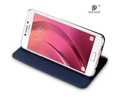 Dux Ducis Premium atverčiamas dėklas skirtas Huawei Y9 (2018), mėlynas