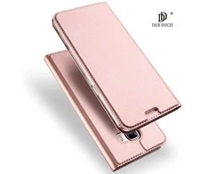 Dux Ducis Premium atverčiamas dėklas skirtas Samsung J250 Galaxy J2 Pro (2018) / Galaxy Grand Prime Pro, Rose Gold