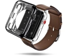 Išmaniojo laikrodžio Apple Watch 2/3 ekrano rėmelis, Juodos spalvos, 38mm + dovana