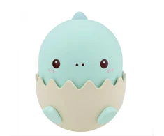 Eco Light Plexido Lampka nocna LED baby dino mėlyna