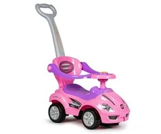 Ecotoys Mašinėlė - stumdukas DELUXE 3w1 Raudona