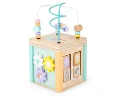 Ecotoys Edukacinis medinis kubas