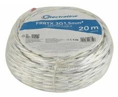 Electraline 16812 FRRTX Textile cable 3G1.5mm² / 20m