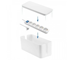 Ilgintuvas su įžeminimu ir jungikliu dėžutėje Electraline 5-viet./1.5m/3x1mm2