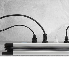 Ilgintuvas su įžeminimu ir jungikliu Electraline 10-viet./2m/3x1.5mm2