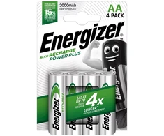 Energizer Accu Recharge Power Plus 2000 AA įkraunamos baterijos, 4 vnt.