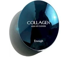 ENOUGH Collagen Aqua Air Cushion SPF50+ PA+++ - drėkinamasis makiažo pagrindas-kušonas su kolagenu, 15g