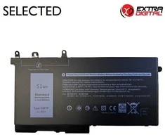 Extra Digital D4CMT Baterija for Dell Nešiojamas kompiuteris 51Wh