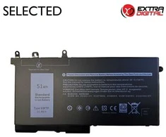 Extra Digital D4CMT Baterija for Dell Nešiojamas kompiuteris 51Wh
