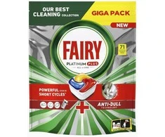 Indaplovių kapsulės Fairy Platinum Plus All In One Lemon, 71 vnt.