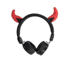 Forever AMH-100 Devil Universal Ausinės For Childs With Cable 1.2m / LED Animal Ears