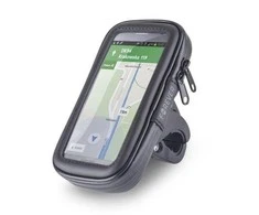 Forever BH-100 dviračio laikiklis, skirtas mobiliesiems telefonams iki 6,5"; Su langu Juodas