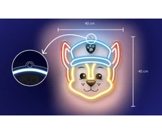 Pakabinamas šviestuvas TelForceone Pakabinamas neoninis LED "Paw Patrol" ant stiklo - Chase OW-130346