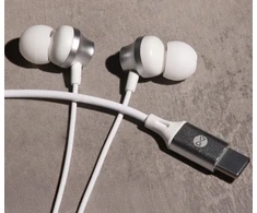 Telforceone Forever su laidu ausinės EP-02 USB-C baltas