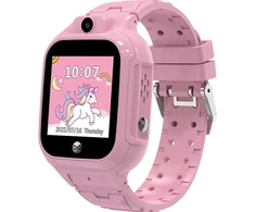 Forever išmanusis laikrodis GPS WiFi Kids See Me! 3 KW-320 rožinės spalvos