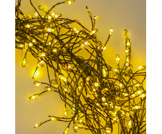 TelForceone Šviesos styga Žalias TWIG CLF-01 600LED geltona 6m + 5m laidas Forever Light