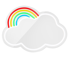 Neoninis veidrodis LED CLOUD daugiaspalvis FMNE05 Forever Light