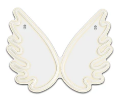 TelForceone Neoniniai PLEXI LED WINGS balti FPNE09X"Forever" šviesiai