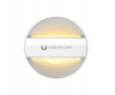 LED naktinė lempa apvali PURE FLC-20 ALMA PIR balta 500mAh Forever Light