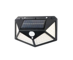 SUNARI saulės lempa LED FLS-65 100*SMD PIR 6W 480lm 6000K 1200mAh Li-Ion Forever Light