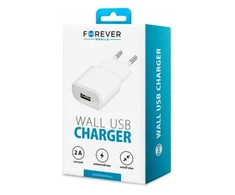 Forever laidinis įkroviklis 2xUSB 2,4A LS-03 baltos spalvos