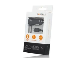 USB įkroviklis Forever M-01 USB 1.5m Juodas