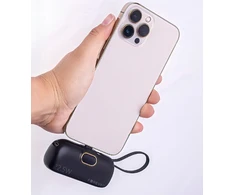 Telforceone Forever mini power bank MTB-100 22.5W 5000 mAh Lightning juodos spalvos