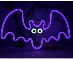 TelForceone Neoninis PLEXI LED FLYING BAT violetinės spalvos inis FPNE11"Forever" šviesiai