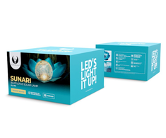 TelForceone SUNARI saulės lempa LED FLS-70 Lotus Flower Mėlyna 3000K 600mAh Ni-MH Forever Light