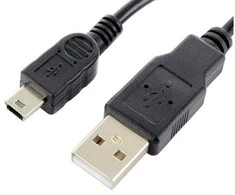 Forever TFO USB kabelis - miniUSB 1,0 m 1A juodas masinis
