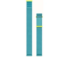„Garmin“ greito atleidimo apyrankės (22 mm), „Amp Geltona“ / turkio spalvos „ComfortFit“ audinys